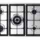 De’Longhi IL 59 PRO ND piano cottura Acciaio inox Da incasso 86 cm Gas 5 Fornello(i) 2