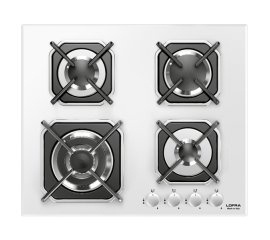 Lofra HGB6G0 Bianco Da incasso 60 cm Gas 4 Fornello(i)