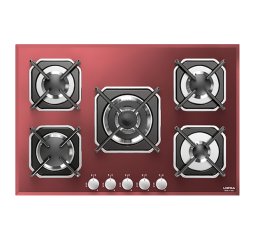Lofra HGR7E0 Rosso Da incasso 75 cm Gas 5 Fornello(i)