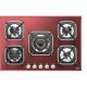 Lofra HGR7E0 Rosso Da incasso 75 cm Gas 5 Fornello(i) 2