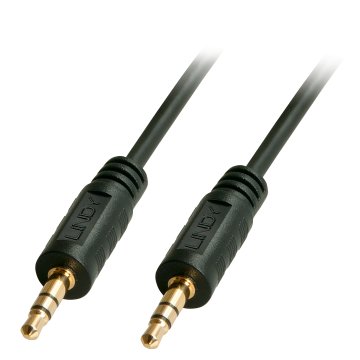 Lindy 35640 cavo audio 0,25 m 3.5mm Nero