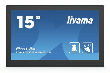 iiyama TW1523AS-B1P monitor POS 39,6 cm (15.6") 1920 x 1080 Pixel Full HD Touch screen