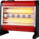 DCG Eltronic SA9424 stufetta elettrica Interno Nero, Rosso 1600 W Riscaldatore di ambienti elettrico al quarzo 2
