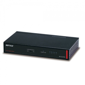 Buffalo BS-GU2005 switch di rete Non gestito Gigabit Ethernet (10/100/1000) Nero