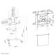 Neomounts NS-M1250WHITE Carello TV 37-70