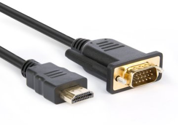 Hamlet XVCHDM-VGA180 cavo e adattatore video 1,8 m HDMI tipo A (Standard) VGA (D-Sub) Nero