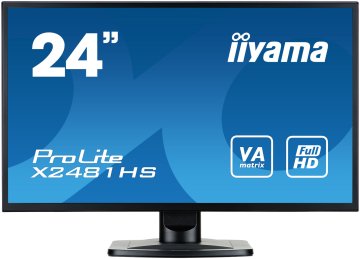 iiyama ProLite X2481HS-B1 LED display 59,9 cm (23.6") 1920 x 1080 Pixel Full HD Nero