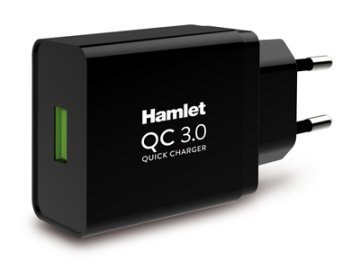 Hamlet XPWCU118QC Caricabatterie per dispositivi mobili Universale Nero AC Ricarica rapida Interno