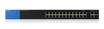 Linksys LGS326 Gestito Gigabit Ethernet (10/100/1000) Nero, Blu