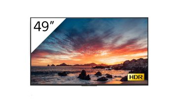 Sony FWD-49X80H/T visualizzatore di messaggi Pannello piatto per segnaletica digitale 123,2 cm (48.5") LED, IPS Wi-Fi 430 cd/m² 4K Ultra HD Nero Processore integrato Android 9.0 18/7
