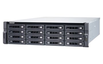 QNAP TVS-1672XU-RP NAS Armadio (3U) Intel® Core™ i3 i3-8100 8 GB DDR4 0 TB Nero