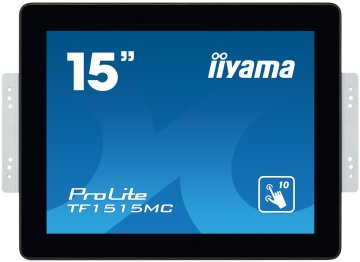 iiyama TF1515MC-B2 visualizzatore di messaggi 38,1 cm (15") LED 350 cd/m² XGA Nero Touch screen