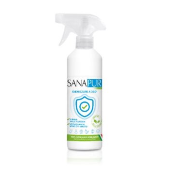 S2Life Sanapur Eco Igienizzante per mani 500 ml Flacone a pompa Liquido