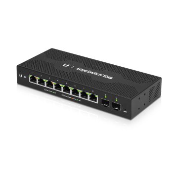 Ubiquiti EdgeSwitch 10XP Gestito L2 Gigabit Ethernet (10/100/1000) Supporto Power over Ethernet (PoE) Nero