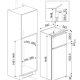 Smeg D8140F frigorifero con congelatore Da incasso 220 L F Bianco 3