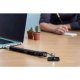 Compulocks Dual Head Coiled Cable Keyed Lock cavo di sicurezza Nero 8