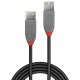 Lindy 36700 cavo USB USB 2.0 0,2 m USB A Nero, Grigio 3