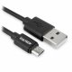 Vultech SM-T31BK cavo USB USB 2.0 1 m USB A Micro-USB B Nero, Argento 2