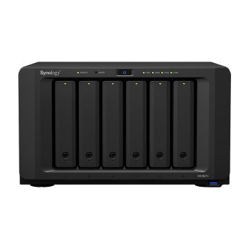 Synology DiskStation DS1621+ server NAS e di archiviazione Desktop Ryzen Embedded V1500B 4 GB DDR4 0 TB DiskStation Manager Nero