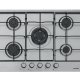 Silverline AS5241X01 piano cottura Acciaio inox Da incasso 75 cm Gas 5 Fornello(i) 2