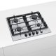 Bosch Serie 6 PCP6A5M90 piano cottura Acciaio inox Da incasso 60 cm Gas 4 Fornello(i) 6