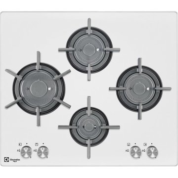Electrolux PVF645UOB piano cottura Bianco Da incasso Gas 4 Fornello(i)