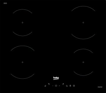Beko HII 64401 GT piano cottura Nero Da incasso 58 cm Piano cottura a induzione 4 Fornello(i)