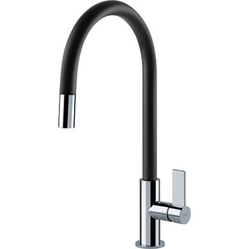 Franke Ambient Doccia Nero, Acciaio inox