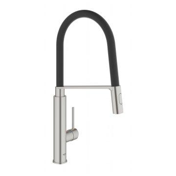 GROHE Concetto Nero, Acciaio inossidabile