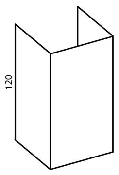 Falmec KCVJN.01#3 accessorio per cappa Estensione del condotto della cappa da cucina