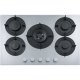 Franke FHMF 755 4G DC C Acciaio inox Da incasso 75 cm Gas 5 Fornello(i) 2