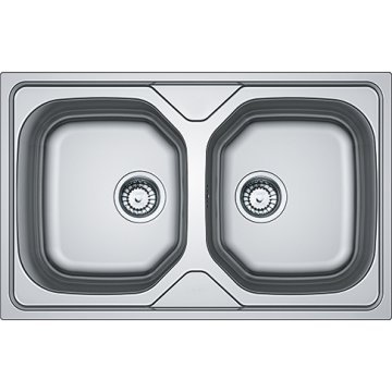 Franke Onda Line OLX 620 Lavello montato su piano Rettangolare Acciaio inox
