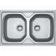 Franke Onda Line OLX 620 Lavello montato su piano Rettangolare Acciaio inox 2