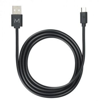 Mobilis 001277 cavo USB USB 2.0 1 m USB A Micro-USB B Nero
