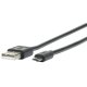 Mobilis 001277 cavo USB USB 2.0 1 m USB A Micro-USB B Nero 3