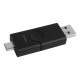 Kingston Technology DataTraveler Duo unità flash USB 64 GB USB Type-A / USB Type-C 3.2 Gen 1 (3.1 Gen 1) Nero 3