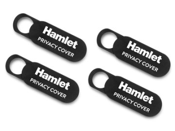 Hamlet HWCAMCV4 accessorio per webcam Copertura di protezione per privacy Nero