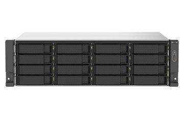 QNAP TS-1673AU-RP-16G server NAS e di archiviazione Armadio (3U) Ryzen Embedded V1500B 16 GB DDR4 0 TB QNAP QTS Nero, Grigio