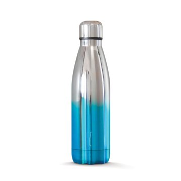 The Steel Bottle - Chrome Series 500 ml - Blue Argento