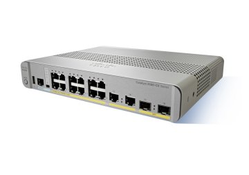 Cisco WS-C3560CX-8PC-S switch di rete Gestito Gigabit Ethernet (10/100/1000) Supporto Power over Ethernet (PoE) Bianco