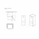 Haier 3D 70 Serie 5 A3FE744CPJ Libera installazione 483 L E Platino, Acciaio inox 25