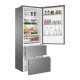 Haier 3D 70 Serie 5 A3FE744CPJ Libera installazione 483 L E Platino, Acciaio inox 30