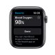 Apple Watch Nike Series 6 GPS, 44mm in alluminio grigio siderale con cinturino Sport Nike Antracite/Nero 4
