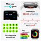 Apple Watch Nike Series 6 GPS, 44mm in alluminio grigio siderale con cinturino Sport Nike Antracite/Nero 7