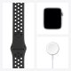 Apple Watch Nike Series 6 GPS, 44mm in alluminio grigio siderale con cinturino Sport Nike Antracite/Nero 8
