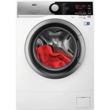 AEG L6SE62W lavatrice Caricamento frontale 6 kg 1200 Giri/min Nero, Argento, Bianco