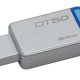 Kingston Technology DataTraveler 50 64GB unità flash USB USB tipo A 3.2 Gen 1 (3.1 Gen 1) Blu, Argento 2