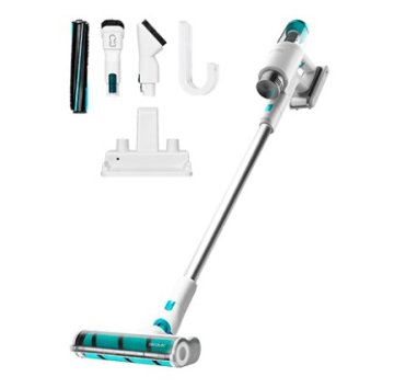 Cecotec Conga RockStar 200 Vital Aspirapolvere elettrica Batteria Secco Ciclonico Senza sacchetto 0,4 L 330 W Bianco 2,5 Ah