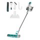 Cecotec Conga RockStar 200 Vital Aspirapolvere elettrica Batteria Secco Ciclonico Senza sacchetto 0,4 L 330 W Bianco 2,5 Ah 2