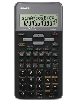 Sharp EL-531TH calcolatrice Tasca Calcolatrice scientifica Nero, Grigio